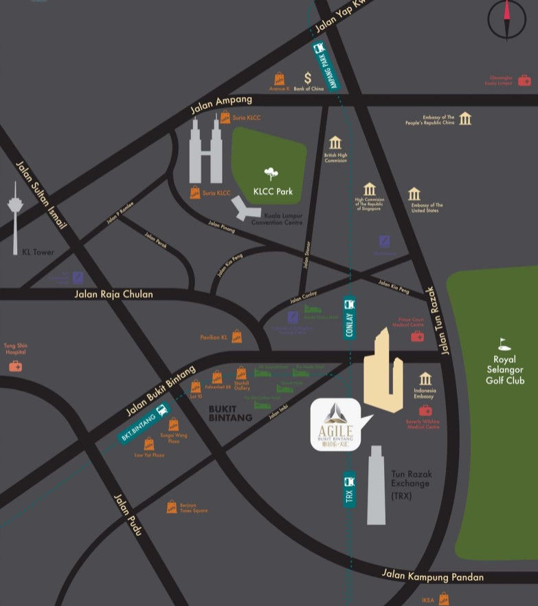 Thumbnail: Agile Bukit Bintang Service Residence @ Kl For Sale
