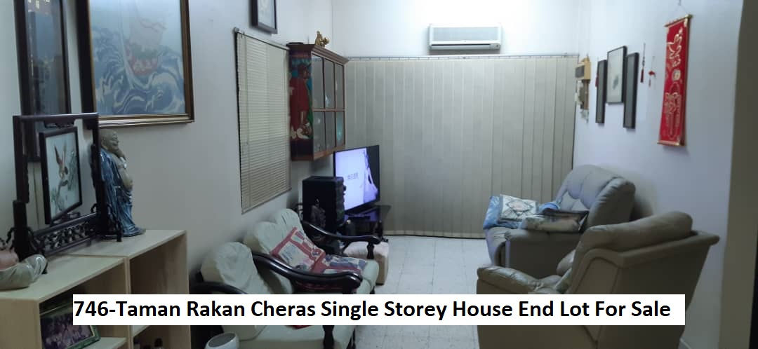 Taman Rakan Cheras Single Storey House End Lot For Sale