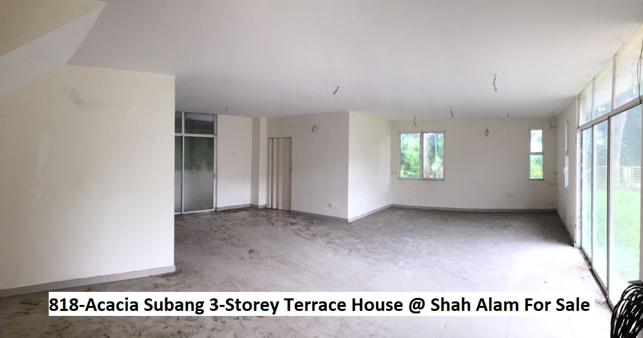 Acacia Subang 3-Storey Terrace House @ Shah Alam For Sale