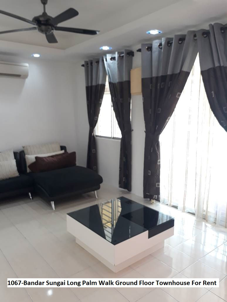 Bandar Sungai Long Palm Walk Ground Floor Townhouse For Rent