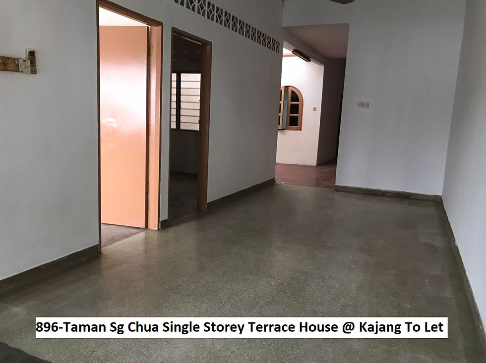 Taman Sg Chua Single Storey Terrace House @ Kajang To Let