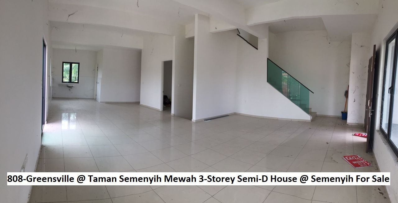 Greensville @ Taman Semenyih Mewah 3-Storey Semi-D House @ Semenyih For Sale