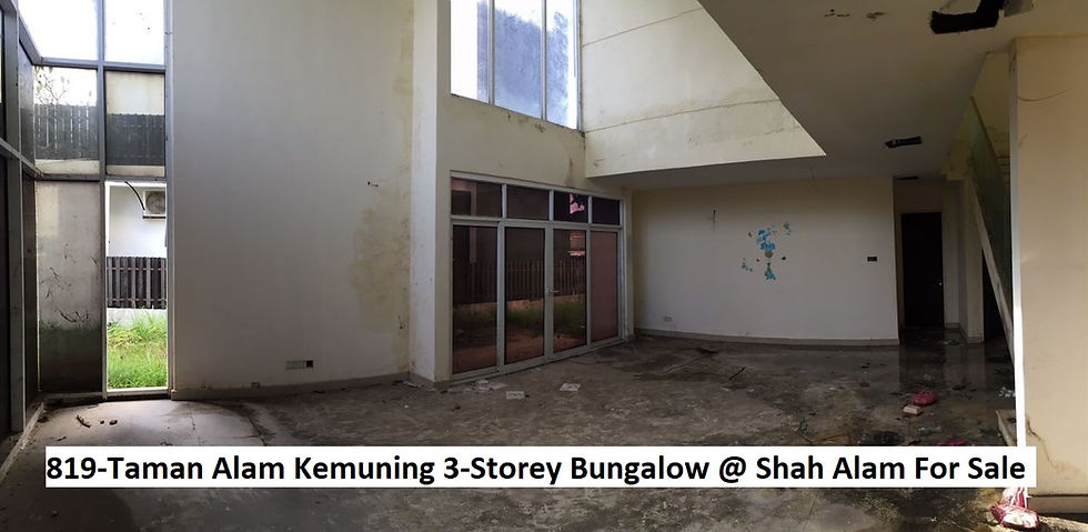 Taman Alam Kemuning 3-Storey Bungalow @ Shah Alam For Sale
