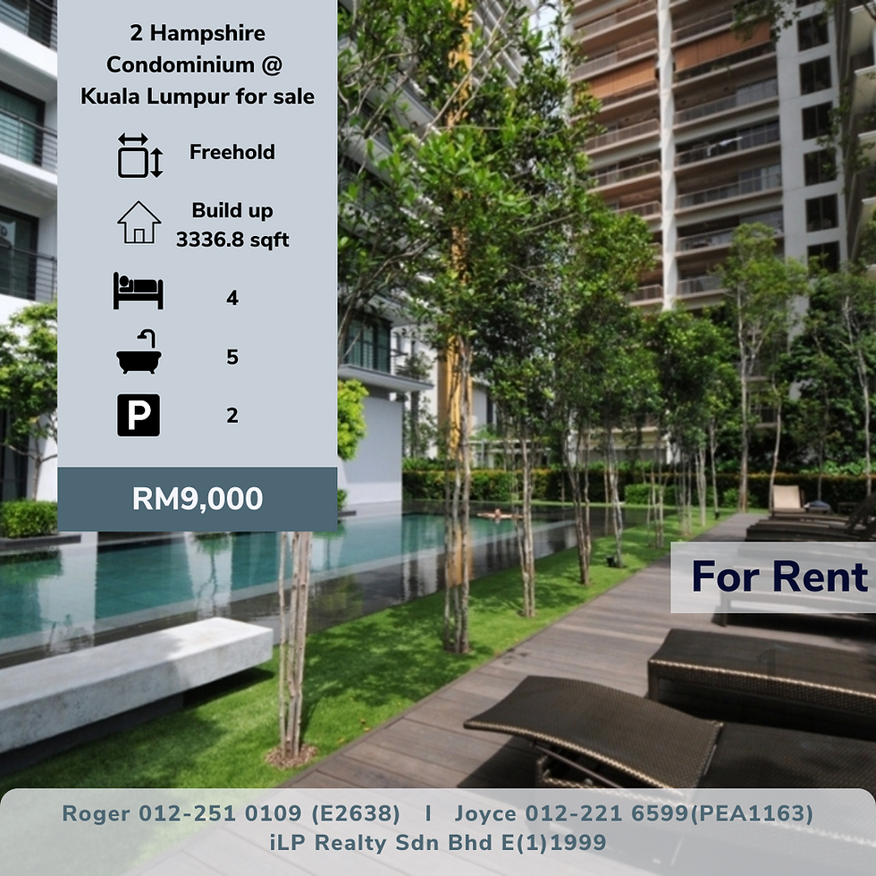 2 Hampshire Condominium @ Kuala Lumpur for sale