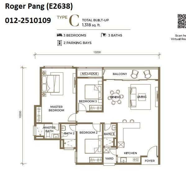 Thumbnail: The Tropica Bukit Jalil Service Residence For Sale