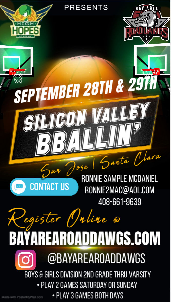 BAY AREA ROAD DAWGS SILICON VALLEY BBALLIN'
