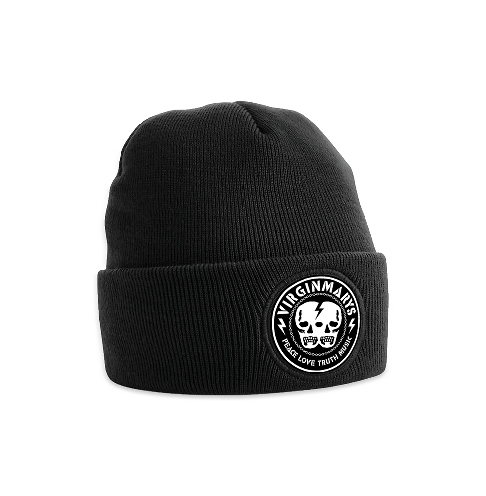 Thumbnail: VIRGINMARYS PEACE LOVE TRUTH MUSIC BEANIE HAT