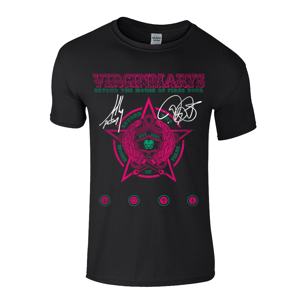 SIGNED 2026‘BEYOND THE HOUSE OF FIRES’ TOUR TEE (signed w/message optional)