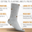 Thumbnail: Diabetic Ankle Crew Socks Mens Womens Non-Binding Socks Loose Fit 12 Pairs