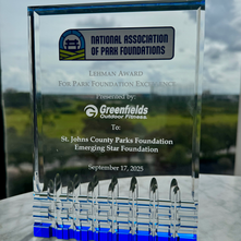 St. Johns County Parks Foundation Honored Nationally with Emerging Star Award for Excellence