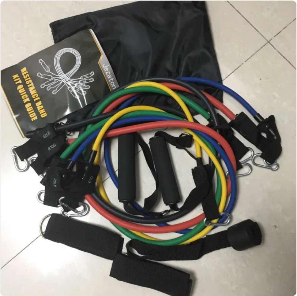 Miniatura: Bandas de Resistencia de Látex para Yoga y Entrenamiento de Estiramiento