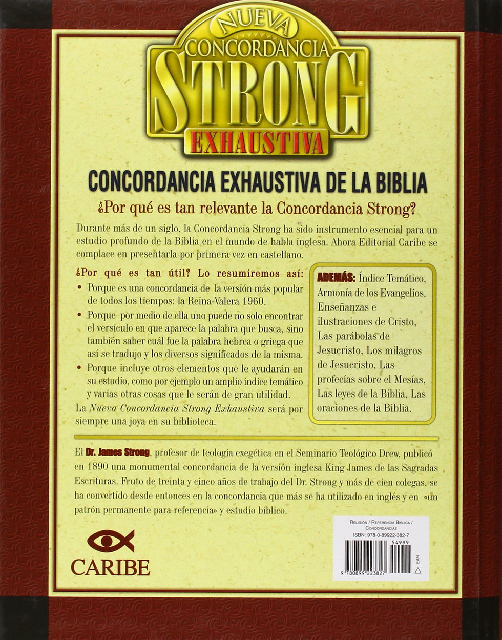 Miniatura: Nueva Concordancia Strong Exhaustiva