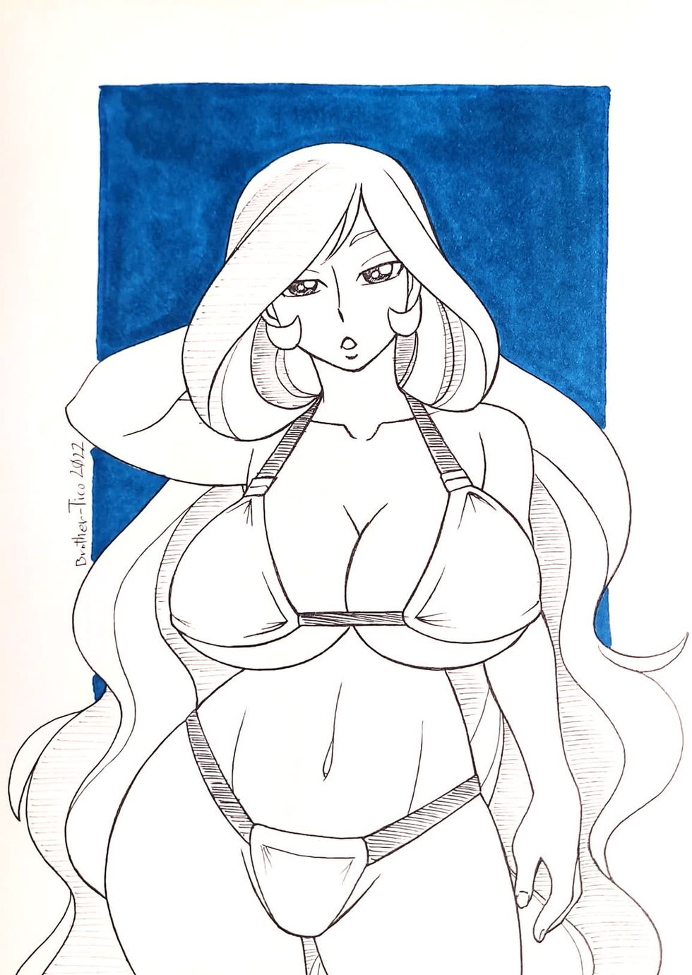 huevember pinup 2022 n19 celestia bikini