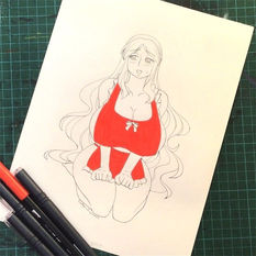 huevember 2021 naked apron