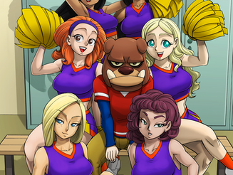 Kim Possible: The Exchange Student, Ron and the MHS Cheerleaders