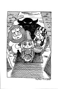 inktober drawlloween 2020 30 ominous trick or treat