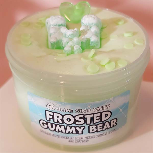 Frosted Gummy Bear Nougat Slime