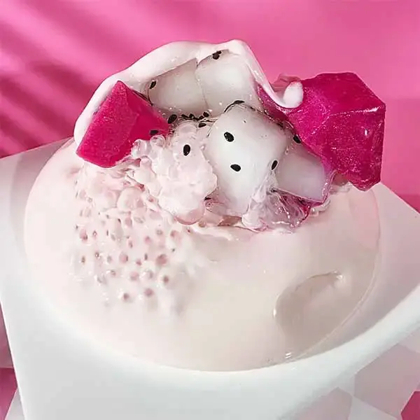 Thumbnail: Dragon Fruit Sago Wood Glue Jelly Cube Slime