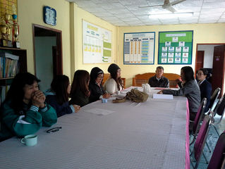 นิเทศ ติดตามการจัดการเรียนการสอนภาษาอังกฤษ โรงเรียนบ้านแม่ป้อก