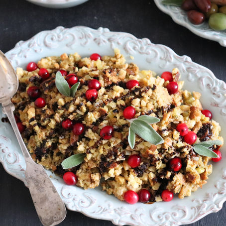 Balsamic Cranberry Stuffing