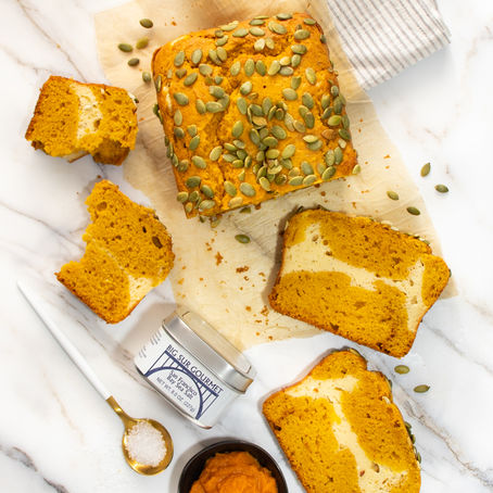 Sea Salt, Pumpkin & Cream Cheese Loaf