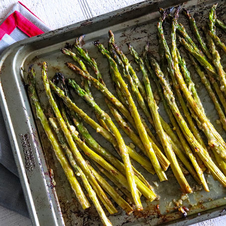 Mustard Roasted Asparagus 
