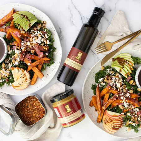 Kale, Apple, and Sweet Potato Salad 