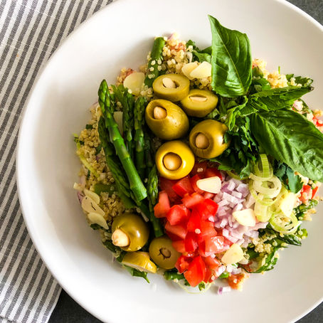 Mega Mediterranean Quinoa Salad