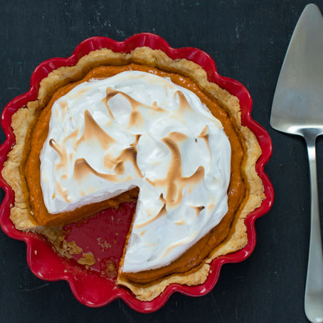 Sweet Potato Pie with Meringue
