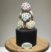 Leopard Macaron Tower Cake