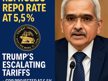 RBI Holds Repo Rate at 5.5% Amid Trump’s Escalating Tariffs
