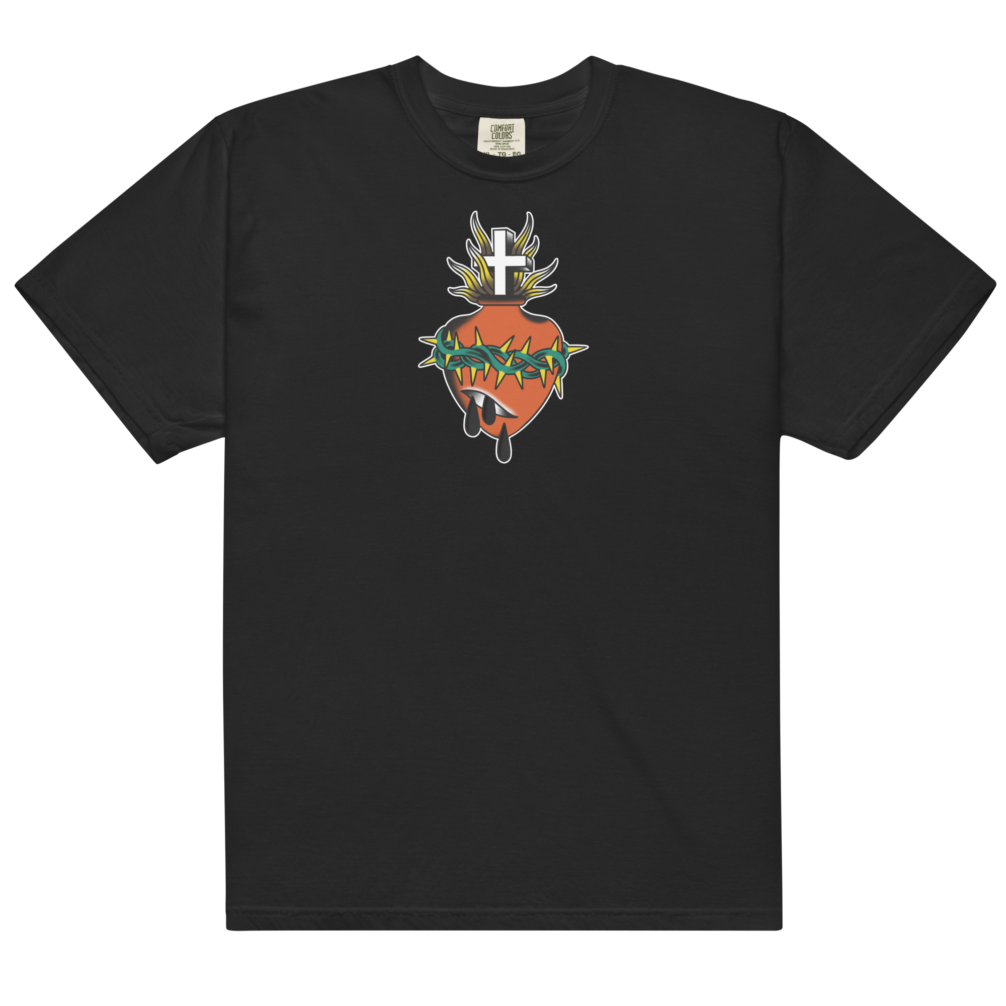 Unisex garment-dyed heavyweight t-shirt