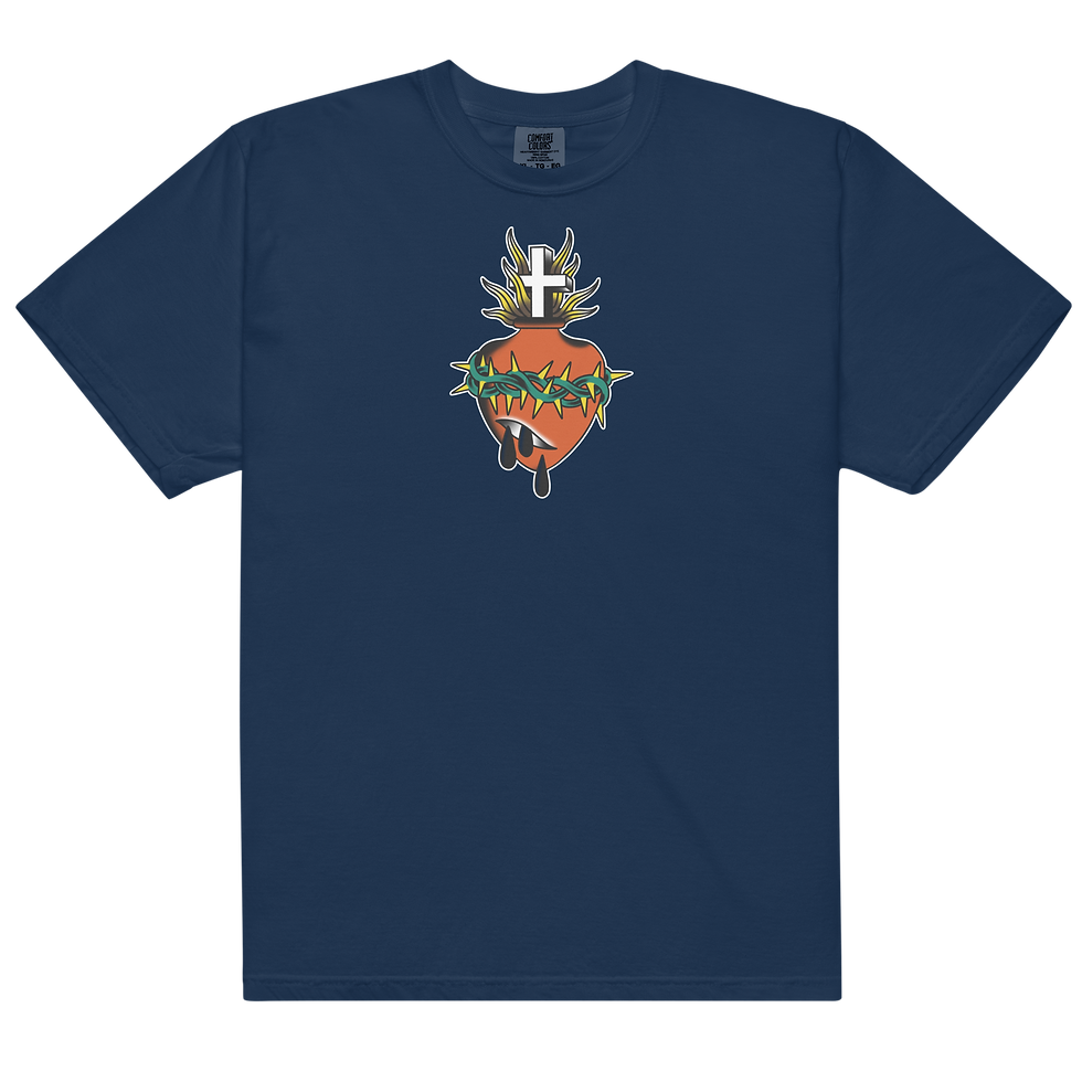 Thumbnail: Unisex garment-dyed heavyweight t-shirt