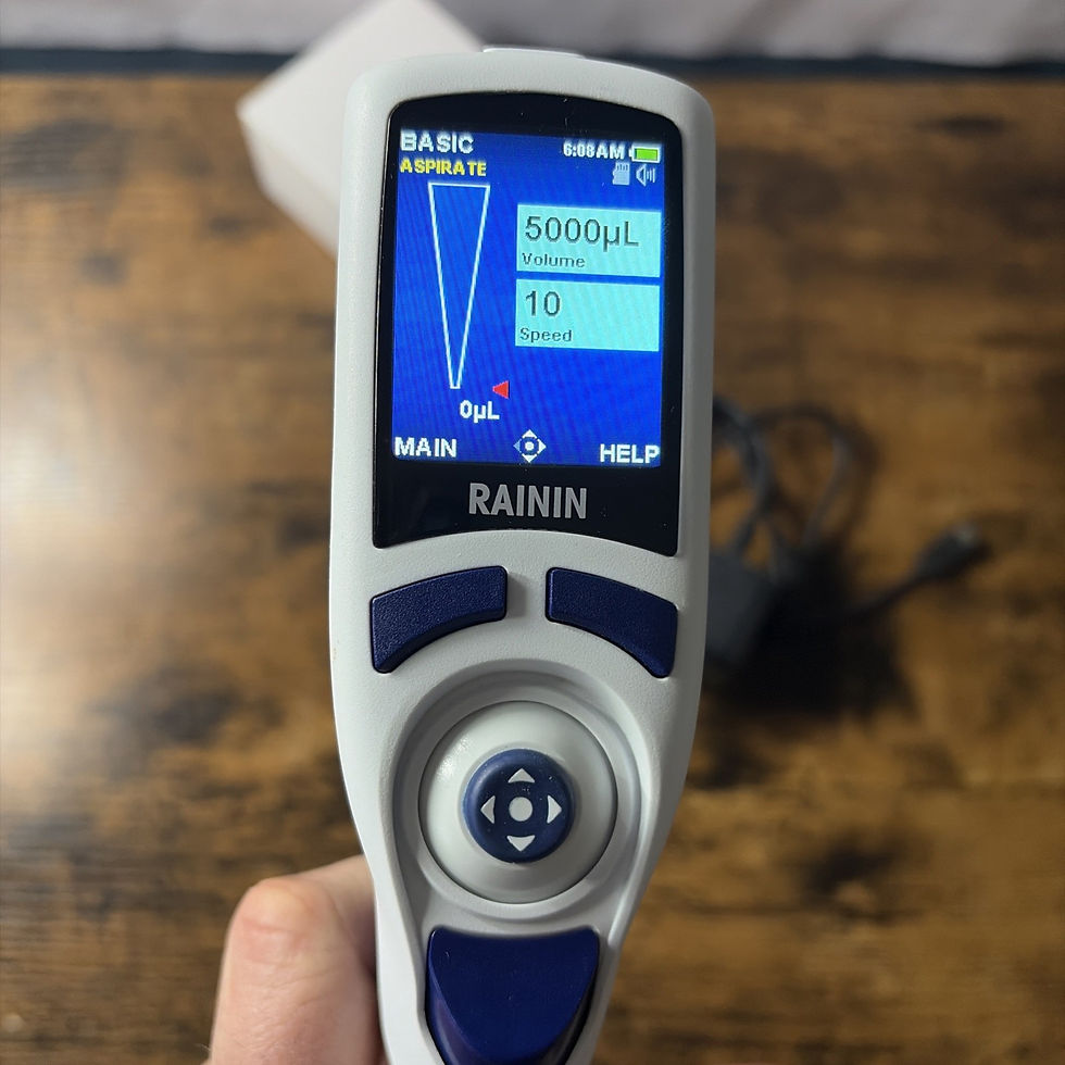 Thumbnail: RAININ E4-5000XLS E4 ELECTRONIC PIPETTE LTS L-5000 uL 17012312 LTS XLS