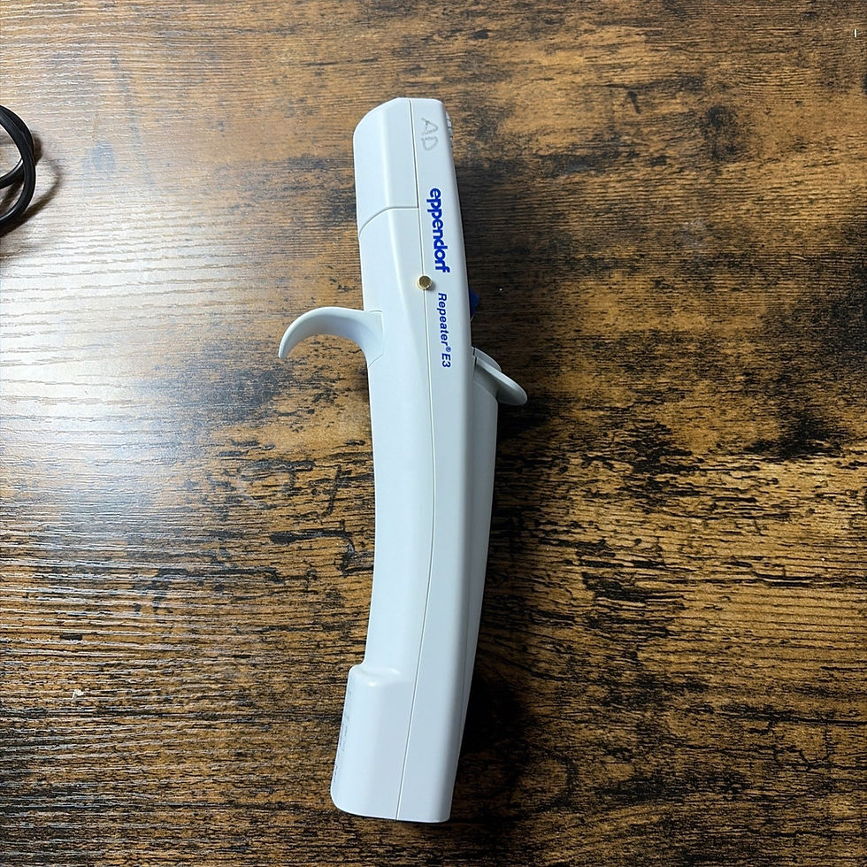 Thumbnail: Eppendorf Repeater E3 with charger and stand electronic 1 μL to 50 mL used