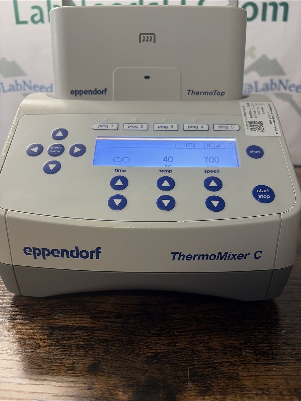 Thumbnail: Eppendorf 5382 ThermoMixer C shaker w/ DWP block + Thermotop lid
