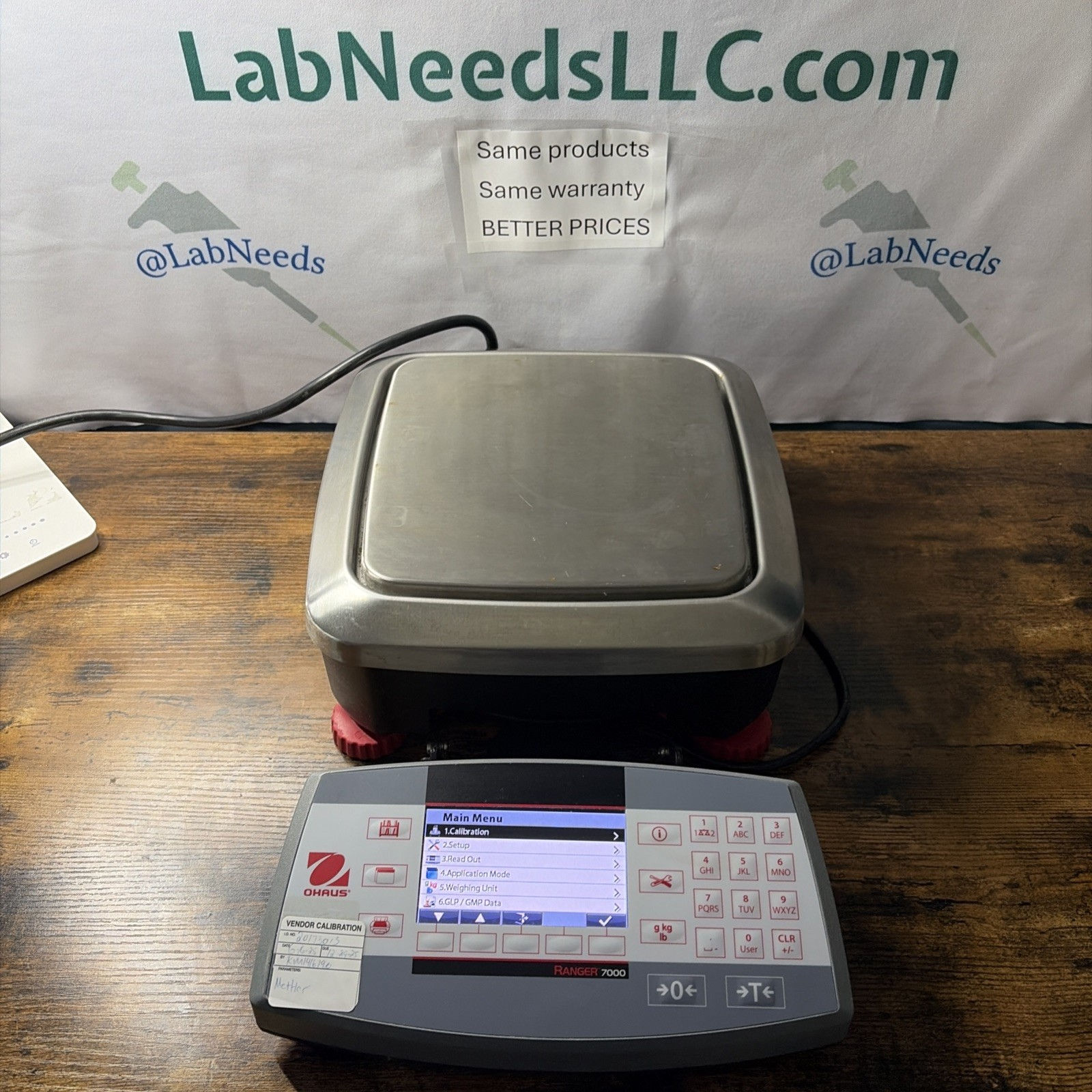 Ohaus Ranger 7000 R71MHD3 Bench Scale 3kg x 0.01g High Res Model New Design