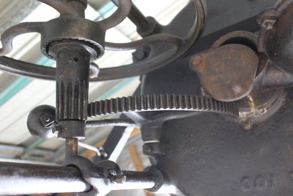 Thumbnail: ANTIQUE SEARS No. 100 (?) RATCHET COAL FORGE
