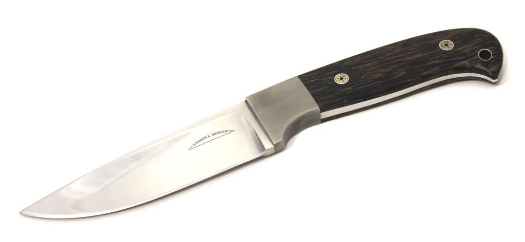 STUNNING NORMAN E SANDOW FIXED BLADE HUNTING KNIFE