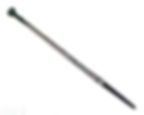 HAND FORGED BRASS KNOB HANDLE FIRE POKER WITH TWISTS - 485MM