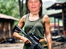 McKee's delightful Rambo Halloween costume