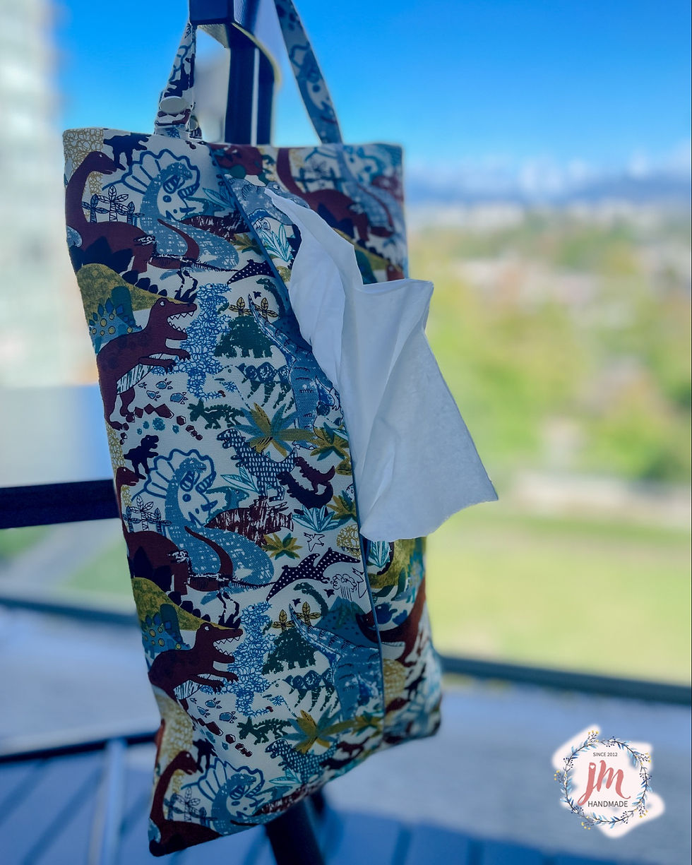 Tissue Box Bag (Dino)
