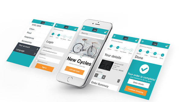 high-fid-mockup globike webpage