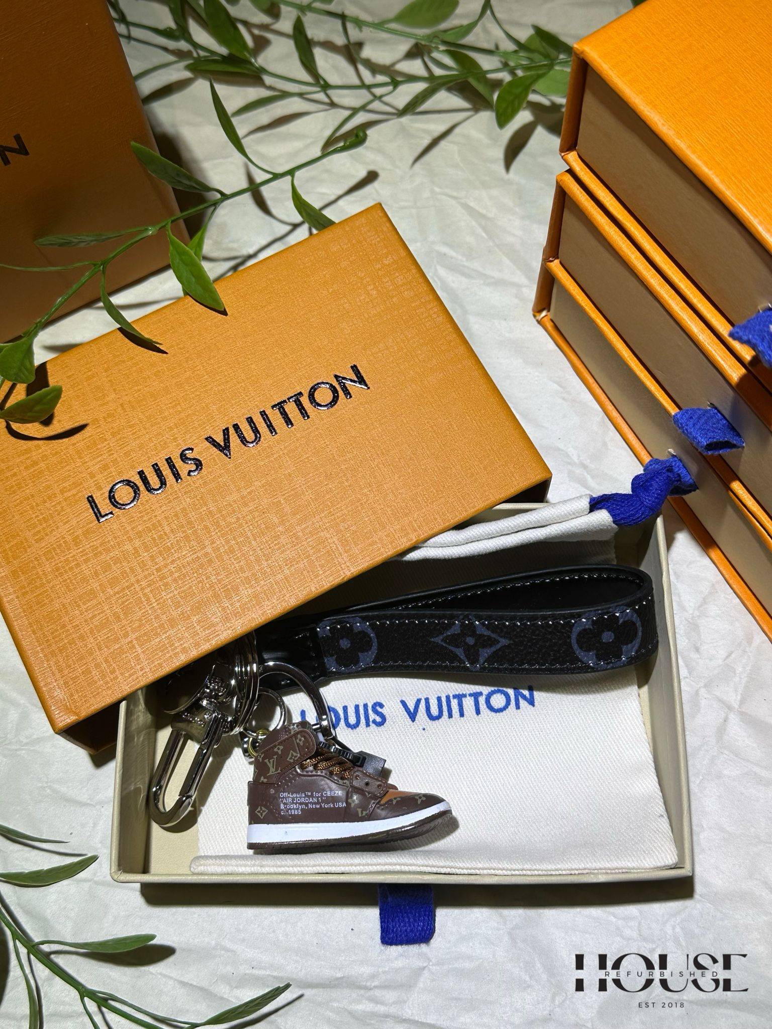 Black Shoes Keychain