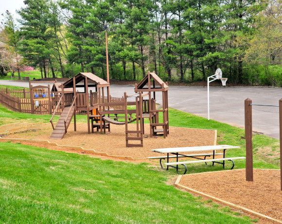 Concord Hills play ground equipment and picnic tables