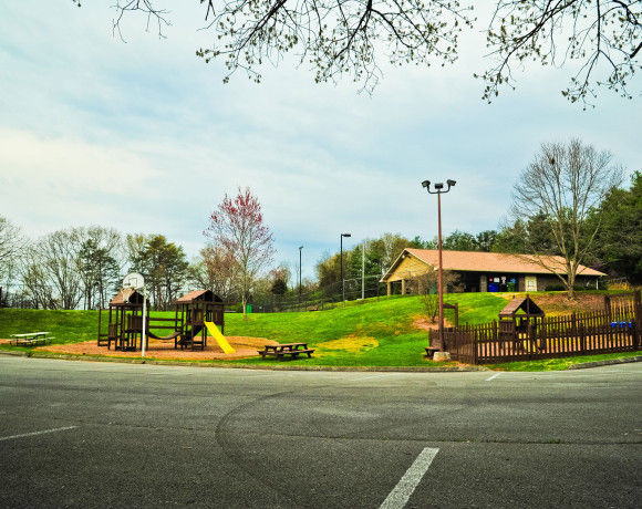 Concord Hills parking lot by the rec center