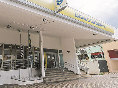 Funcionários do Banco do Brasil fazem protesto