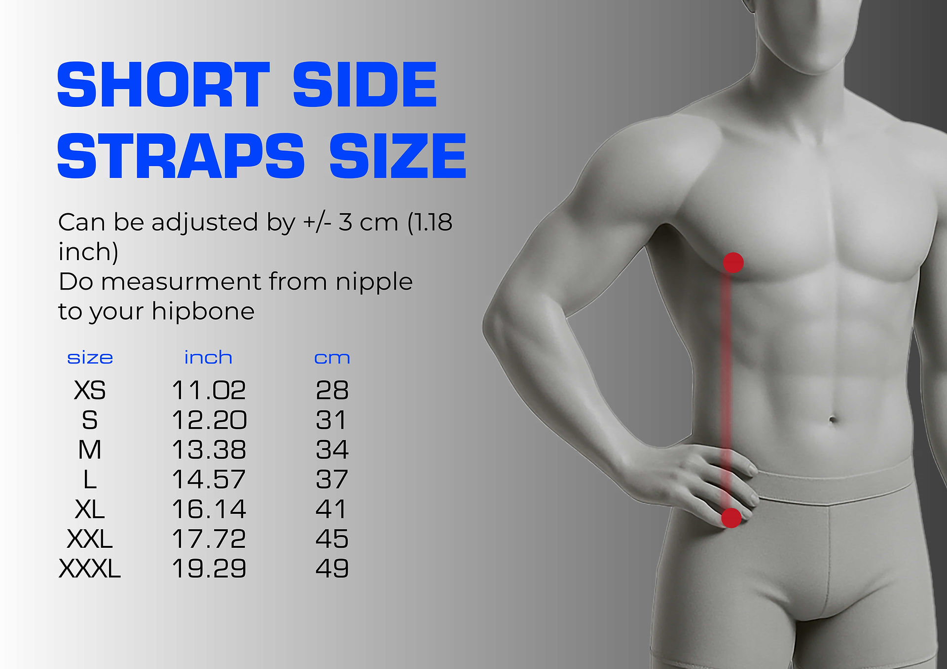 Short side straps for Leather body harness with jockstraps