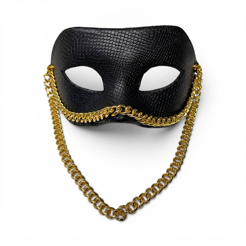 Catena Serpente Mask – Italian Snake Embossed Leather Mask | FSman