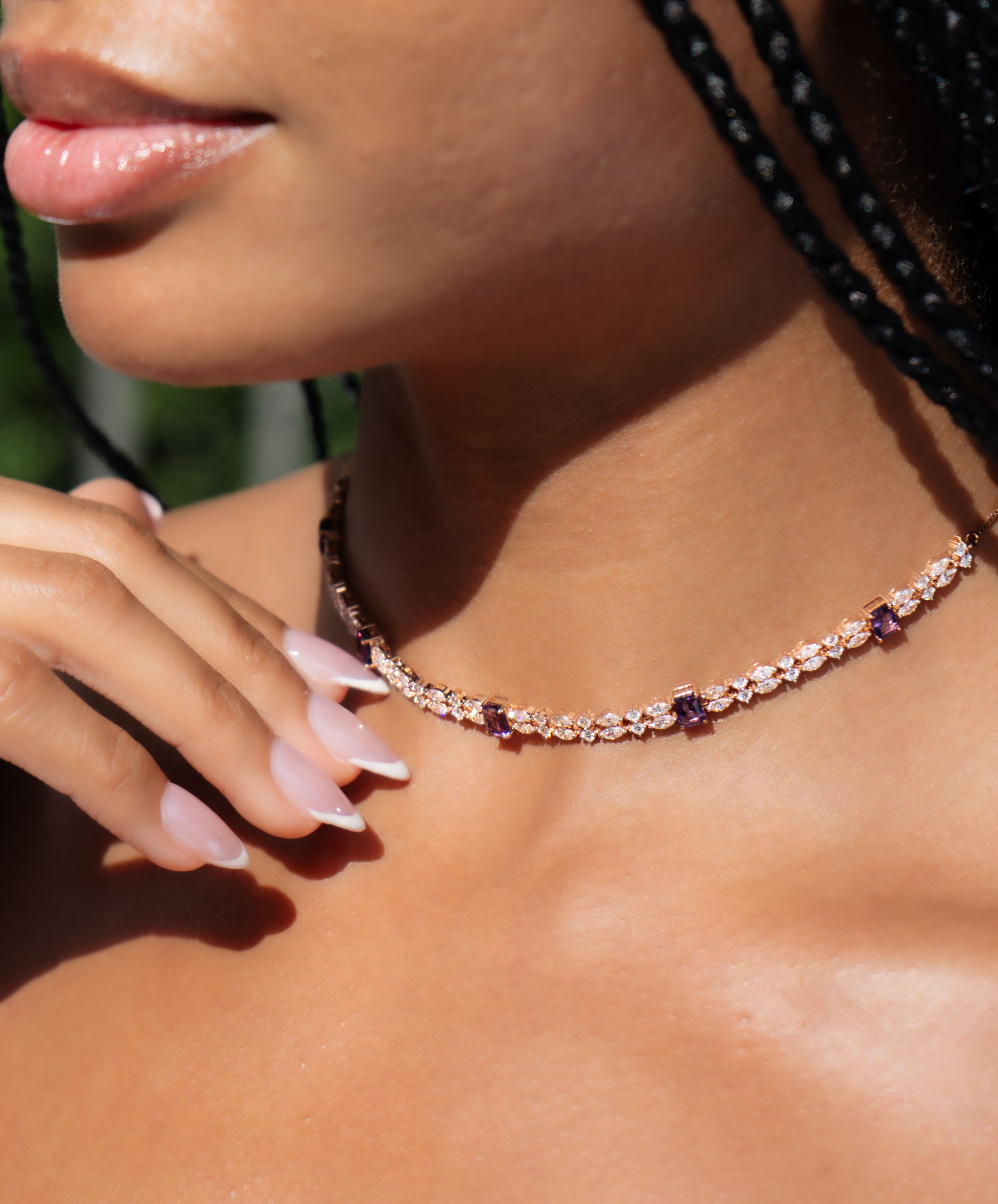Amethyst Choker